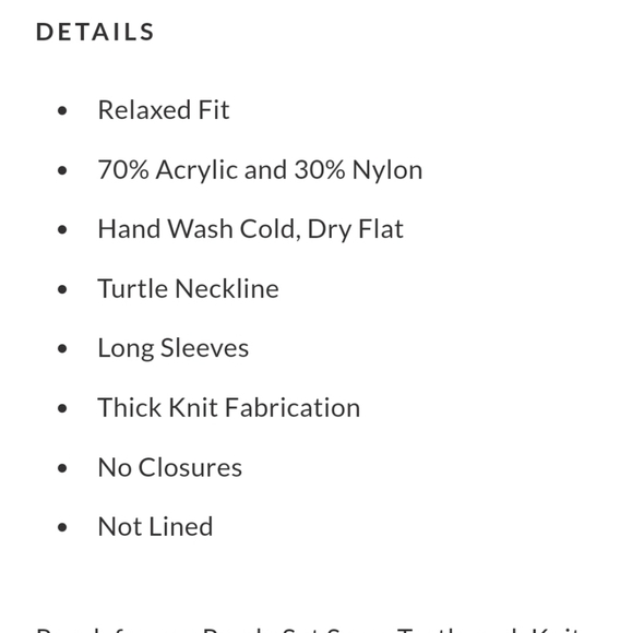 Vici Ready Set Snow Turtleneck Knit Sweater Sage NEW - Picture 5 of 5